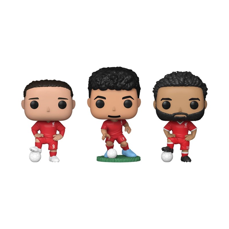 Funko 78250 Pop! Football: Liverpool - Darwin Nunez, Mohamed Salah