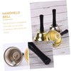DOITOOL Metal Hand Bell with Handle Sound Musical Percussion Bell