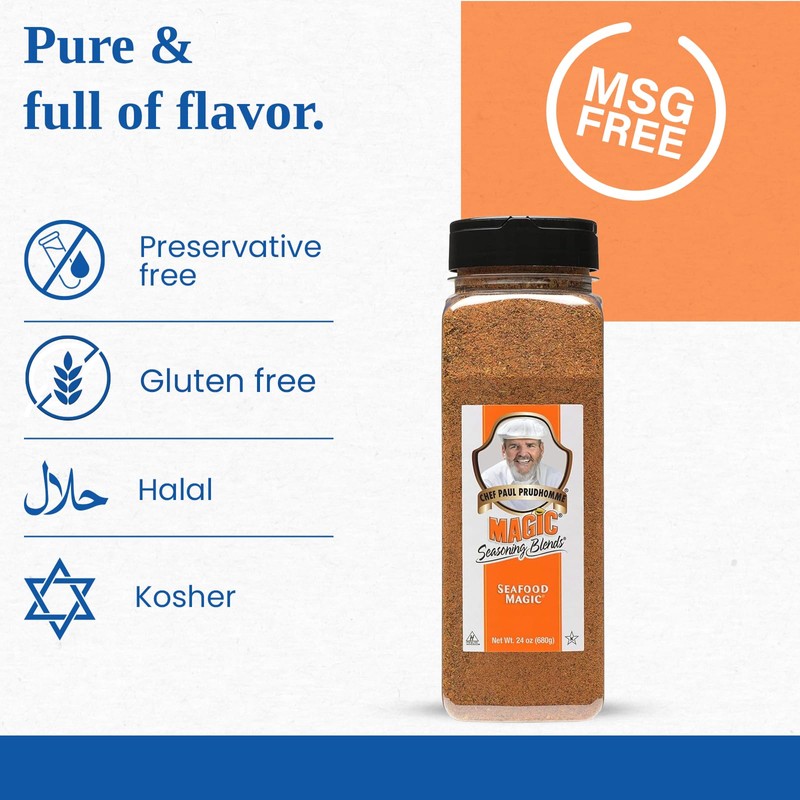 Chef Paul Seafood Magic Seasoning Blends | After-Boil Seafood &