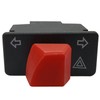 EsiFare Motorcycle Hazard Light Switch Motorcycle Double Turn Button Motorcycle