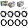 GOLKNHA 2 Set Front Suspension/Axle Wheel Bearings Seals Kit with