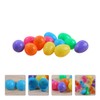 TOYANDONA 24pcs Plastic Easter Eggs Colorful Blind Bags Empty Shells