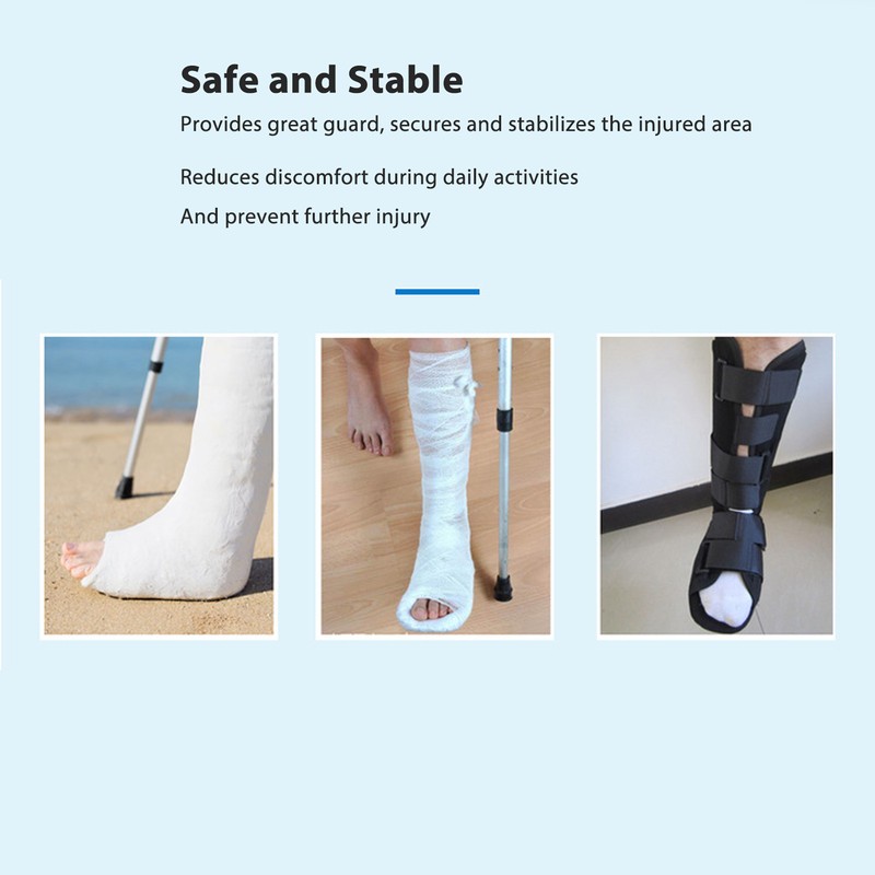 Cast Shoe Open Toe Heel Adjustable Stable Support Canvas Post