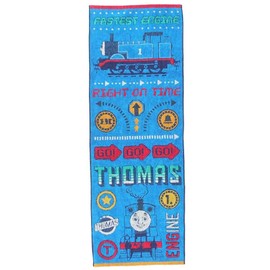 Marushin 4605004300 Thomas the Tank Engine Bath Towel, For Juniors, 15.7 x 43.3 inches (40 x 110 cm)