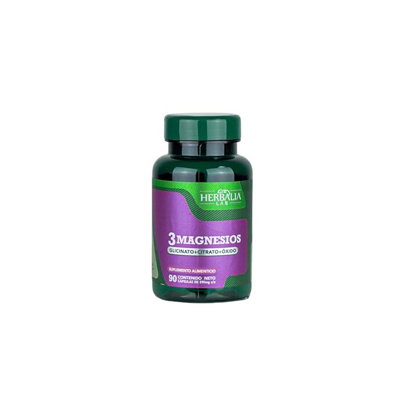 Magnesio Complex 3 en 1 – Glicinato, Citrato y Óxido