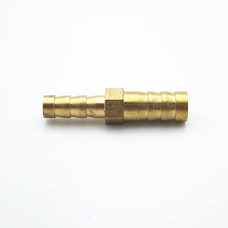 1Pcs 10mm-12mm Two Way Reducing Connector Brass Barb Hose Connector