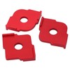 3PCS Radius Jig Router Template Handheld Aluminum Alloy Rust Proof