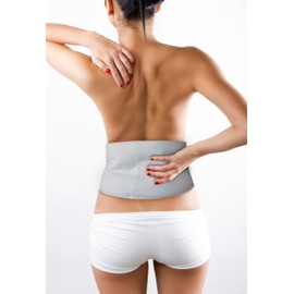 Lambskin Kidney Belt Lambskin Warmer Kidney Warmer Back Warmer for Men and Women Size M Yellow