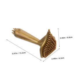 FRCOLOR Meridian Pressure Massage Brush for Scalp Relaxation Portable Acupressure Tool Smooth Massage for Skin and Lightweight Beauty Salon Essential