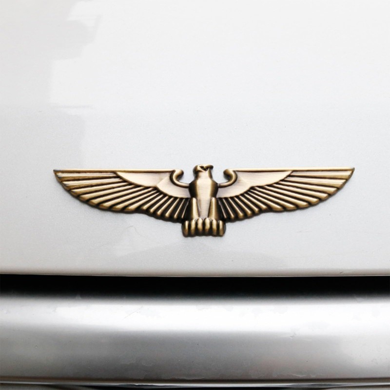 Eagle Metal car Emblem,Auto Emblem,3D Hawk Animal Decoration Metal car