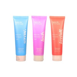 Natural Scents Kit Cremas Manos Hidratantes Crema Humectante Rápida Absorción Aromas Lush Serene Joyfull Regalo
