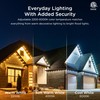 Enbrighten Eternity Permanent Outdoor Lights, 50ft with 36 RGBWIC LEDs,