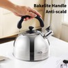 MAXCOOK Whistling Tea Kettle for Stovetop, 5L Stainless Steel Tea