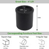 DEDU Bed Risers 4 Inch Heavy Duty 9 Pack, Furniture
