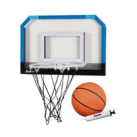 Franklin Sports Mini Aros de Baloncesto - Mini Aro Interior Sobre la Puerta + Juegos de Baloncesto - Accesorio Perfecto para Dormitorio + Oficina