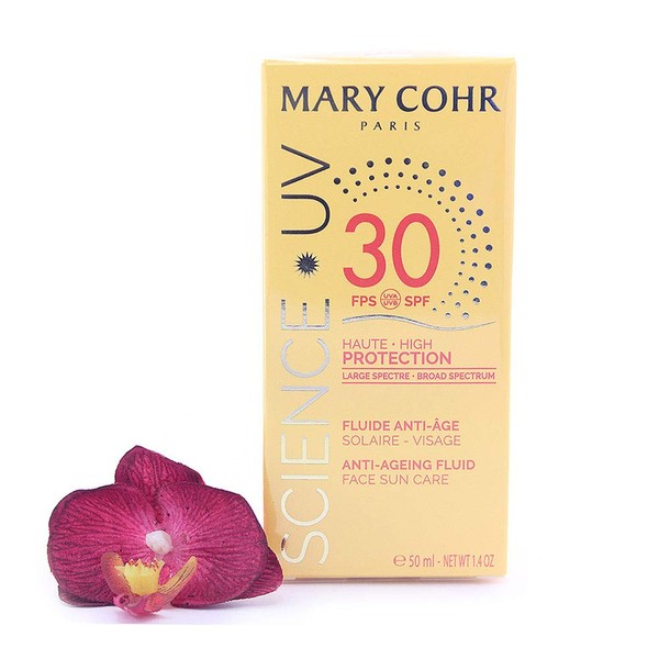 Mary Cohr Science UV Anti-Ageing Fluid - High Protection Face Sun Care SPF30 50ml/1.4oz