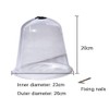 6PCS Reusable Garden Plant Cloche Plastic Dome Protective Seedling Covers