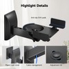 Suptek Speaker Wall Mounts - Dual Speaker Stands for Surround