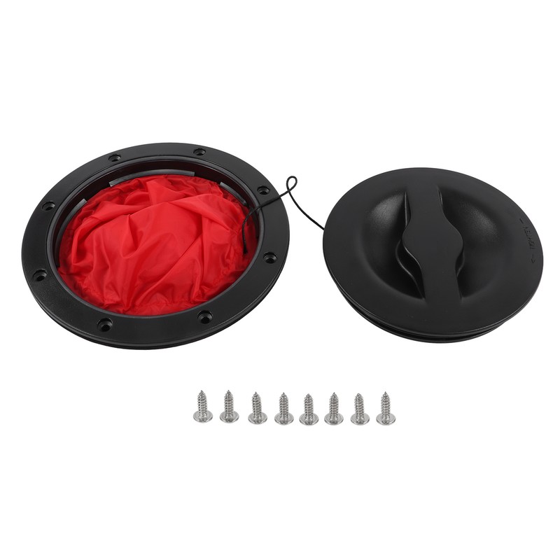 Kayak Compartment Cover Waterproof Rotating 6 Inch Canoeing Deck Plate