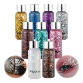 Body Glitter Cabello Cuerpo Brillos Maquillaje Colores Full