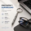 Destornillador de Precisión para Gafas y Relojes, Acero, Kit de