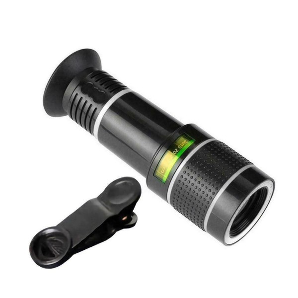 Universal 20X Zoom Universal Clip On Telephoto Lens External Mobile