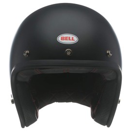 Bell Custom 500 Unisex-Adult Open face Street Helmet (Solid Matte Black, Small) (D.O.T.-Certified)