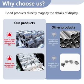 Dyuexi Glasses Spring Insert Glasses Repair Optical Frame Replacement Parts Eyeglass Specs Repair Screw In Temple Joint, Metal Eyeglass Hinge Repair Kit(100pcs,1.2mm)