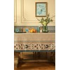 patdrea French Linen Tablecloth Soft Durable Floral Table Cloth Designer