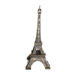 New 9.6" Paris Eiffel Tower Statue Decor Black with Gold Resin Collectible Figurine Replica Souvenir French Eiffel Tower Decoration Statue