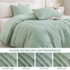 Litanika Sage Green Comforter King Size Set, 3 Pieces Lightweight