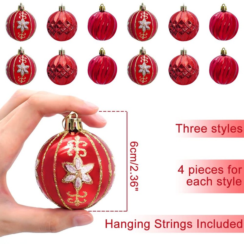 Uten Christmas Baubles Christmas Ball DIY Decoration Seasonal Decoration Wedding