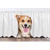 Ruffled Bed Skirt Queen Size with 12 in Drop &