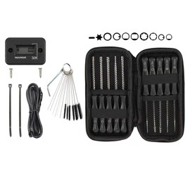 Hippotech Pack of 12 Carburetor Adjustment Tool and Speedometer Tachometer Meter for 2-Stroke Engine for Echo for STIHL for Poulan for Husqvarna Thread Cutter Weed Eater Chainsaw