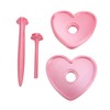 Heart Shape Yarn Holder Spinner Prevent Tangling Pink Yarn Stand
