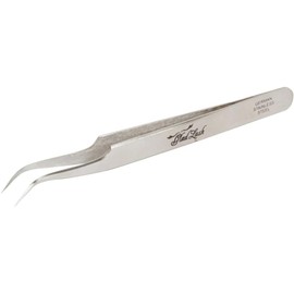 Stainless Steel German Engineered Tweezers 4.75” Curved | 0.62oz