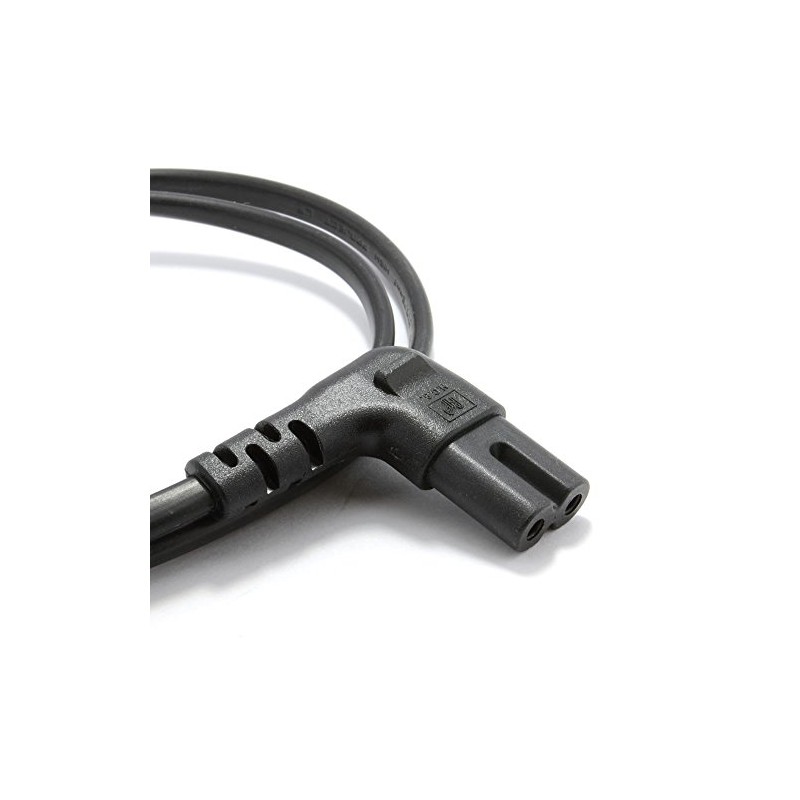 kenable Right Angle Figure 8 to Bare Wire Power Cord