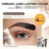 SACE LADY Eyebrow Tint Kit,Long-lasting Waterproof Sweat-proof Eyebrow Dye Paste