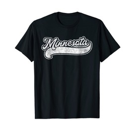 Minnesota Shirt Retro Baseball Style Vintage Men Women Gift T-Shirt