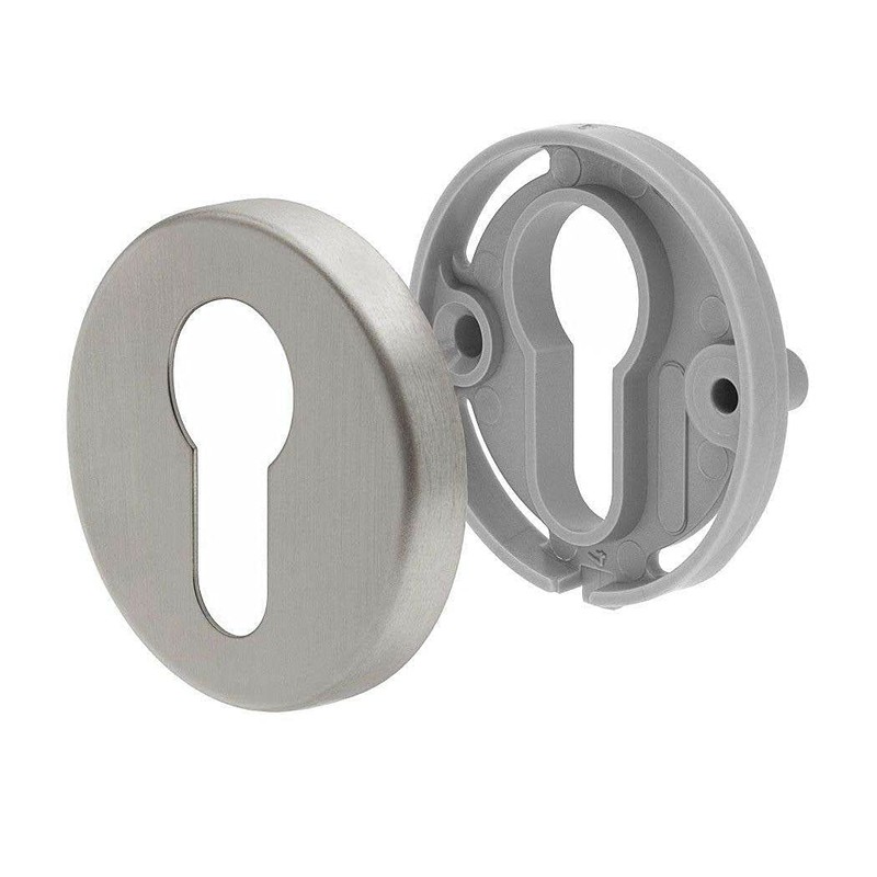 Hoppe Paris E138Z/42KV/42KVS 3297057 Door Fitting with Button/Profile Cylinder Holes,