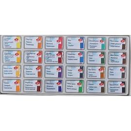 White Nights Russian Watercolours in Watercolour Box with 24 Bowls