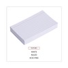 Universal 47210 Ruled Index Cards, 3 x 5, White, 100/Pack