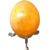 Steinfixx® - Orange Calcite Egg with Acrylic Stand I Healing