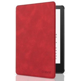 CoBak Case for All New 6 Inch E-Reader 2024 and 2022 (11 Generation) - PU Leather Smart Cover, Auto Sleep and Wake, not Compatible with Kobo Clara