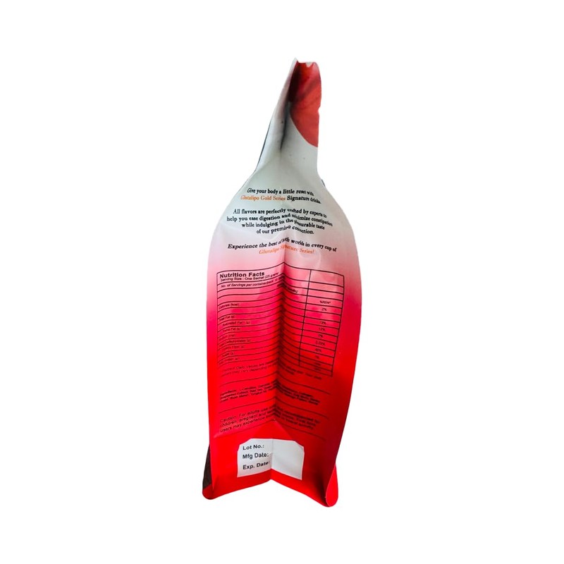 12-in-1 Glutalipo Gold Series Red Iced Tea, 10 Sachets