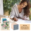 OLYCRAFT Duck Wooden Rubber Stamp 1 Inch Square Wooden Stamps