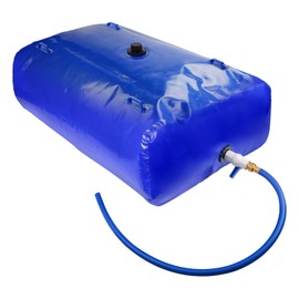 TooTaci 528Gal Large Capacity Water Storage Bladder, Portable Water Tank with Hose and 3/4" Adapters, Collapsible 2000L Reservoir for Garden Watering, Drought Resistance, Agricultural Irrigation