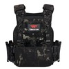 YAKEDA Tactical Vest for Men 1000D Nylon Quick Release Laser-Cutting