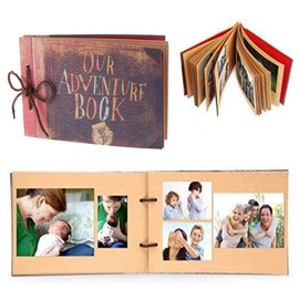 Awtlife Our Adventure Book Scrapbook Pixar Wedding Accessories DIY Family Scrapbooking Album with Accessories Set