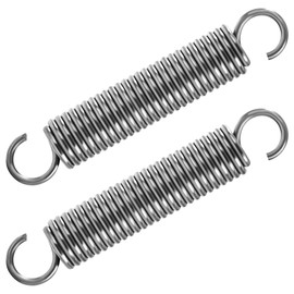 GUNGY Tension Springs with Hooks Stainless Steel Tension Spring 100 mm Outer Diameter 18 mm Wire Diameter 2.5 mm Maximum Tensile Force 12.8 kg 2.5 x 18 x 100 mm Pack of 2